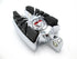 Posapies para motos Cromo Zombie (Jgo)